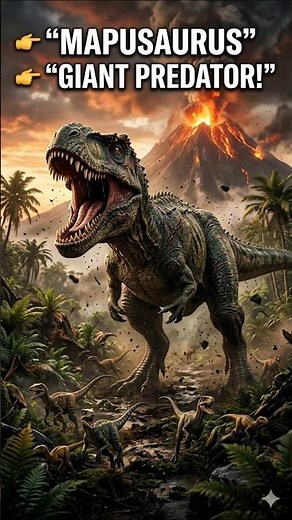 Mapusaurus: The Giant Killer Dinosaur You’ve Never Seen! 🦖