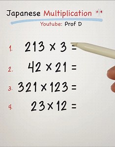 932K views · 23K reactions | Insane Japanese Math Trick 勞 | Prof D | Facebook