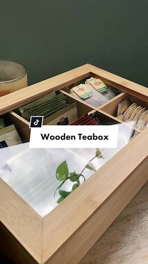 Wooden Tea Storage Box - Organize Your Tea Collection with Style