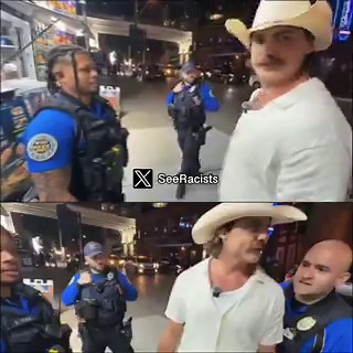 🚨 Chud The Builder — the racist clown who films himself calling Black people the N-word, just got ARRESTED in Nashville for disturbing the peace 😂Same fake tough guy who runs his mouth nonstop, gets confronted, and immediately cries to the cops like a bitch is back at it again.All that internet gangster energy… straight to handcuffs.Enjoy the cell, you pathetic clown 🤣