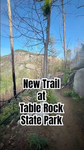 Hiking Stool Mountain Trail - New Trail at Table Rock State Park - SC State Parks #hike #hiking