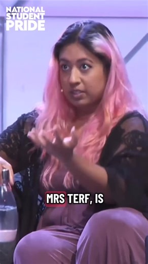 NATIONAL STUDENT PRIDE on Instagram: "#tb NSP 2022🌈: In this amazing panel about Media War on Trans People, @sherbetlemon007 beautifully argues that “trans men are the kryptonite to the TERF argument”. 🧪🏳️‍⚧️ You can watch the full one-hour panel talk with all the great guests on our YouTube channel ▶️ In conversation with our incredible host for that year, @_natashadevon were also: @theabigailthorn @kennyethanjones @jamiearaines #nsp2026 #studentpride #uk #london #lgbtq #transrights"