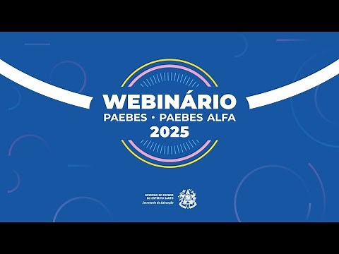 WEBNÁRIO Paebes/Paebes Alfa 2025