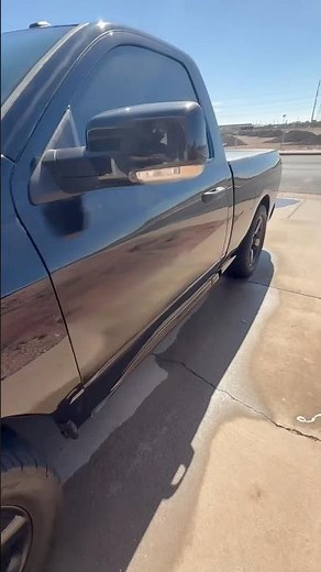 How does Cheap Rustoleum Paint look after 24 hours Before and After #automotive #truck #ram #diy