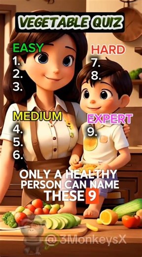 🔥 Can You Guess These Vegetables? | Fun Quiz