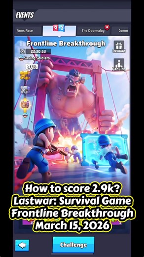How to Achieve a Score of 2.9k in Frontline Breakthrough