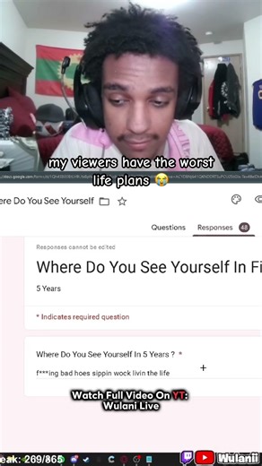 my chat is COOKED bro… 😭 (🟣Twitch: Wulanii)