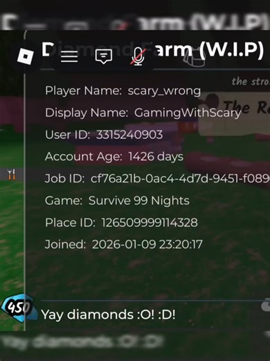 99 Nights in the Forest DIAMONDS FARM | *No Key* | Farm Infinite Diamonds #99nightsintheforestroblox #99nightsinforest #99nightsintheforestfyp #99nightsintheforest #99nightsintheforestscript #fypシ #fyppppppppppppppppppppppp #roblox #robloxfyp #delta #deltaios #deltahacks #capcut #viralvideo #viral #ios #for #fyr #scriptroblox #trending #99nightsintheforestdiamondfarm