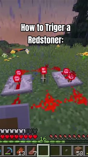 pov: How to trigger a redstoner #minecraft #gaming #minecraftmemes #minecrafttutorial