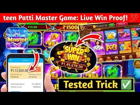 Teen Patti Master New Update | Teen Patti Master Real Cash Game Explorer Slots Game Tips And Tricks