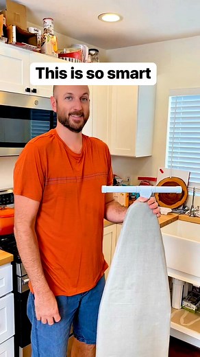 5.1M views · 43K reactions | I use an ironing board for a lift when I work under the sink. #ironingboard #sink #plumber #homerepair this video is for entertainment purposes only. Always make sure whatever you use is stable and able to support your weight before trying. | Liz & Jeff | Facebook