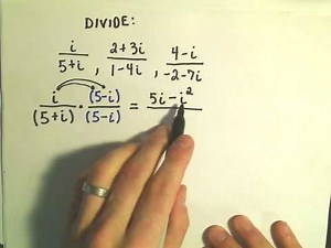 How to Divide complex numbers in algebra