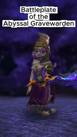 Battleplate of the Abyssal Gravewarden #transmog #worldofwarcraft #warcraft