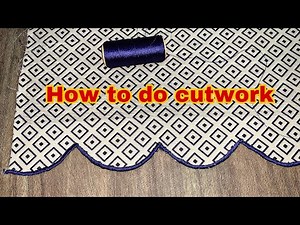 How to do cutwork embroidery | Machine embroidery | Janome machine embroidery | Daman design