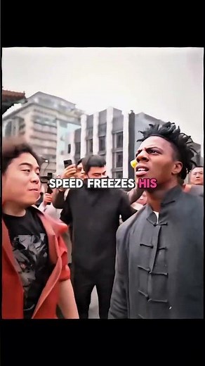 Ishowspeed Didn't expect THIS When He Looked Down in China 😱 | #shorts #ishowspeed #china