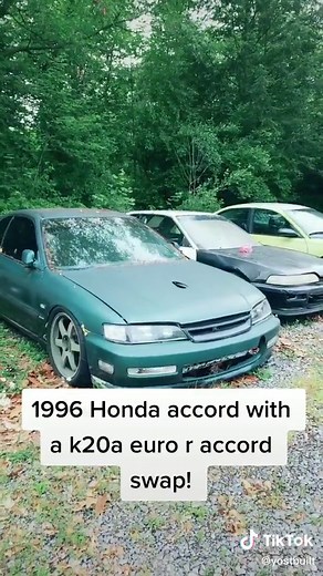 1996 Honda accord with k20a swap kinda! #carsoftiktok #foryoupage #yostbuilt
