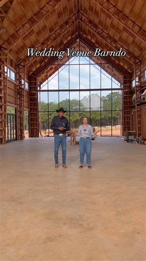 Wedding Event Center Barndos are super popular!!! Take a look at this one going up in Luther, Oklahoma just outside of Oklahoma City. Meet @bellagroveweddings 10,000 ft.² of pure luxury. There’s room for 250 guests, Groom’s Suite, Bride’s Suite, built in bar, catering kitchen, office, plus covered porches. Did we forget to mention that the ceilings are 42! tall at the peak and windows EVERYWHERE!!! Call Bella Grove to see if your special date is still available for 2026. And if you’re looking to