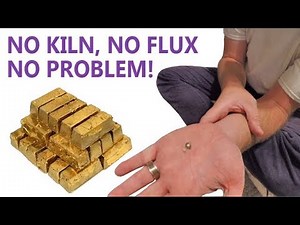 Melt GOLD in 2 minutes, NO KILN, NO BS!!