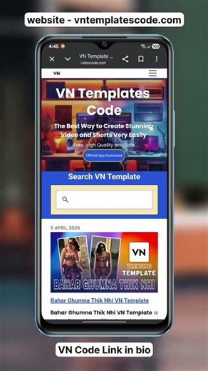 Haryana Song VN QR Code 🔥 | Latest VN Template 2026 | Scan & Edit Video Easily