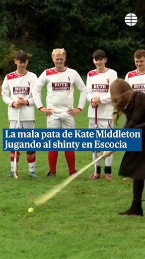 Kate Middleton se anima con el deporte de la isla de Bute en Escocia... Y la jugada le sale rana