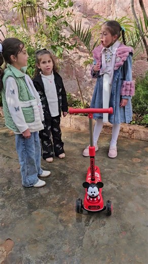 شوفو مين ربح السكوتر 🛴🙋‍♀️#براء_وسميرة #trending #cutebaby