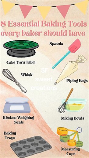 baking tools knowledge for beginners#easy #foryou