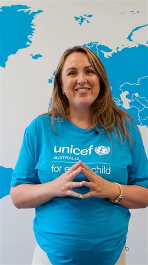 Small change, big difference! 💙 ‪@UNICEFAUSTRALIA‬