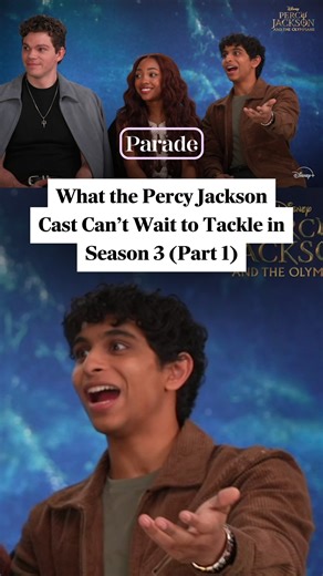 #PercyJackson SPOILER ALERT! The cast of #PercyJacksonAndTheOlympians share what they hope to see for their characters in Season 3. The Season 2 finale premiered today on Disney , watch it now! | PARADE Magazine