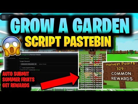 [☀️] Grow A Garden SUMMER EVENT SCRIPT - Auto Collect Summer Fruits & Submit , Farm Harvest Points