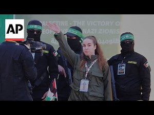Israeli hostage Agam Berger handed over to Red Cross by Hamas in Gaza