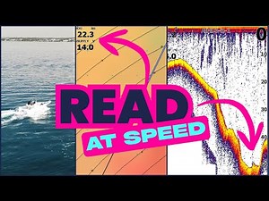 How I Find Hidden Fishing Spots while going FAST! (Using My Sounder)