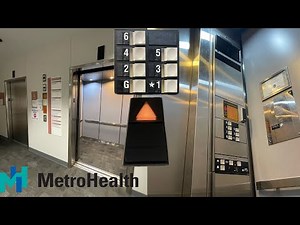AWESOME Montgomery Vector Traction Elevators | MetroHealth Hospital Main Tower | Cleveland, OH
