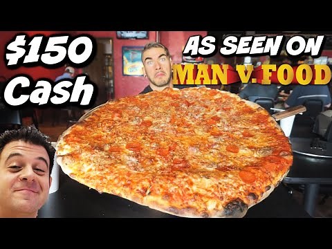 GIANT 11LB PIZZA CHALLENGE FROM MAN VS FOOD | Big Pie In The Sky | Atlanta Georgia | Man Vs Food