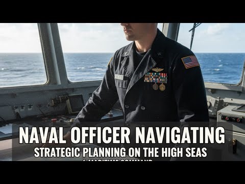 prompt: Naval Officer Navigating | Strategic Planning on the High Seas