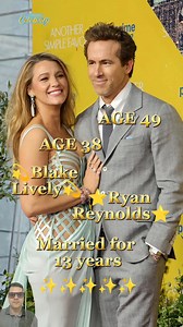 48K views · 820 reactions | Blake Lively and Ryan Reynolds_ Married for 13 years #ryanreynolds #blakelively | Studio Celebrity | Facebook