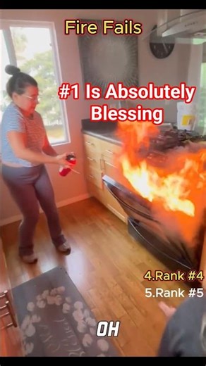 funny fails fire ranking #1 Is Absolutely Blessing #shorts #funny #fails
