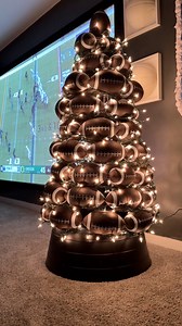 DIY Football Christmas Tree 🏈🎄 #MotivatedByMylan | Motivated By Mylan