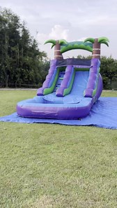Inflatable Commercial Grade Water Slide with Water Tube and Blower for Kids and Adults All Age 21 x 12 x 9 FT Wet and Dry Huge PVC Pool for Summer Party