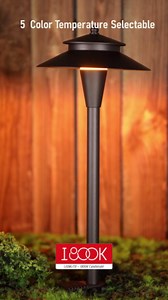 LEONLITE 5CCT Low Voltage Pathway Lights, 12-24V LED Landscape Path Light, 1800/2700/3000/4000/5000K, Double Layer, CRI90, IP65 Waterproof Landscape Lighting, Aluminum, Oil Rubbed Bronze, Pack of 6