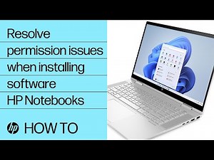 How to resolve permission issues when installing software in Windows 11 | HP Notebooks | HP Support