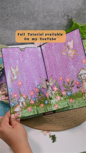 Whispers of Fairyland Album using @graphic45papers #diy #scrapbook #craftersabaa