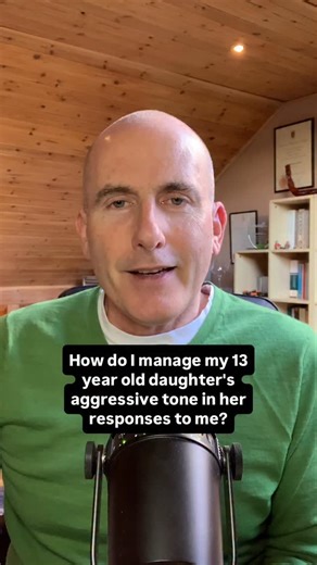 Q&A How do I manage my 13 year old daughter’s aggressive tone in her responses to me? #psychology #positiveparenting #emotions #teenagers #parent #parenting #motherhood #momlife #kids #family #parenthood #parentingtips #parents #children #mom #dadlife #fatherhood #mumlife #toddler #tipsparenting #parentinglife #dad #familytime #toddlerlife #mentalhealth #adolescence #parentingadvice | Dr David Coleman