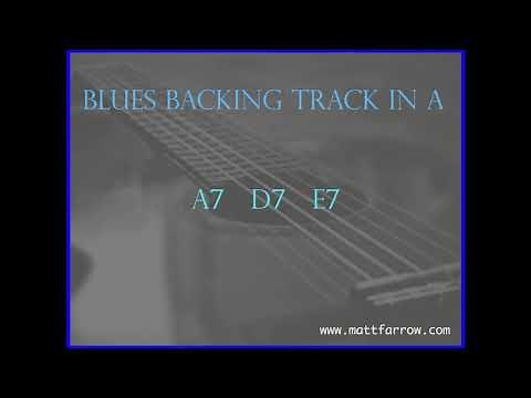 Blues Backing Track in A (A7 D7 E7)