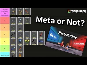 Competitively Ranking Roblox Pick a Side Weapons