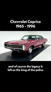 Three Decades of American Comfort: Inside the Legacy of the Chevrolet Caprice