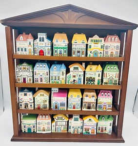 Vintage Lenox Canterbury Crossing Spice Village – Full Set With Rack or Single Jars - Etsy