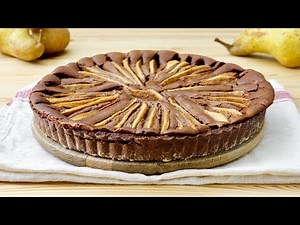 PEAR AND CHOCOLATE TART: the easy recipe for a delicious dessert! 🍐