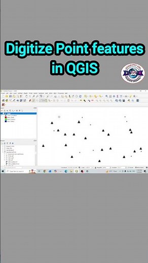 Point Digitization in QGIS #shorts