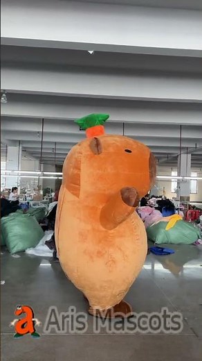 Go Viral Instantly with Full Body Inflatable Capybara Costume,The Internet’s New Favorite Obsession!
