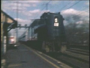 GG-1's of Penn Central & Amtrak, Metroliners on the NEC, Elizabeth, NJ. in 1977...